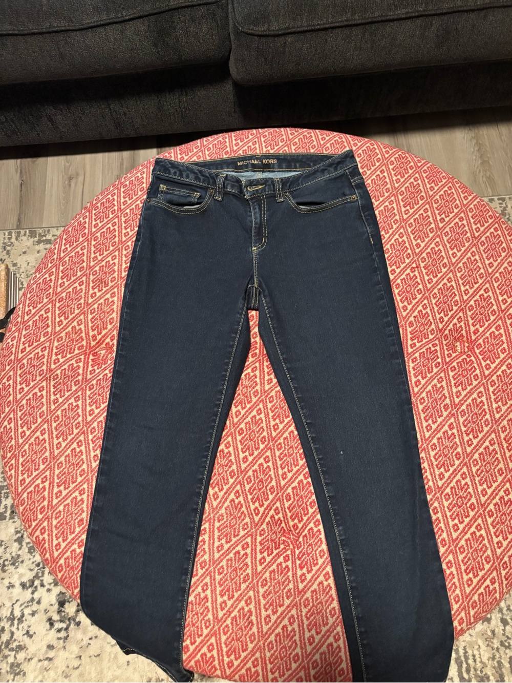 Michael Kors Dark Blue Ankle Skinny Capri Jeans